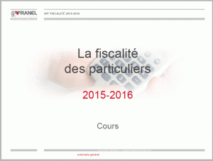 Aperçu module Kit fiscalité des particuliers